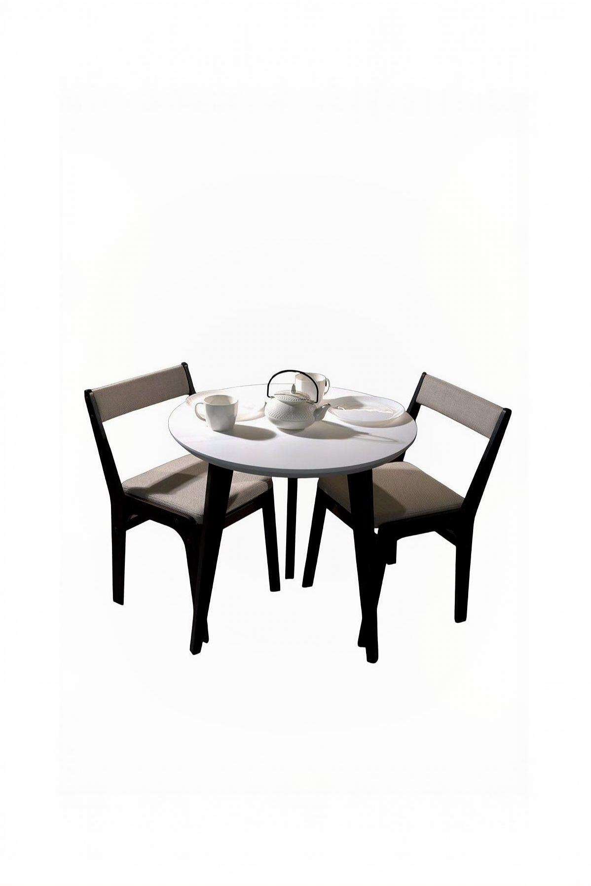 Стол обеденный, 75 см, венге/белый